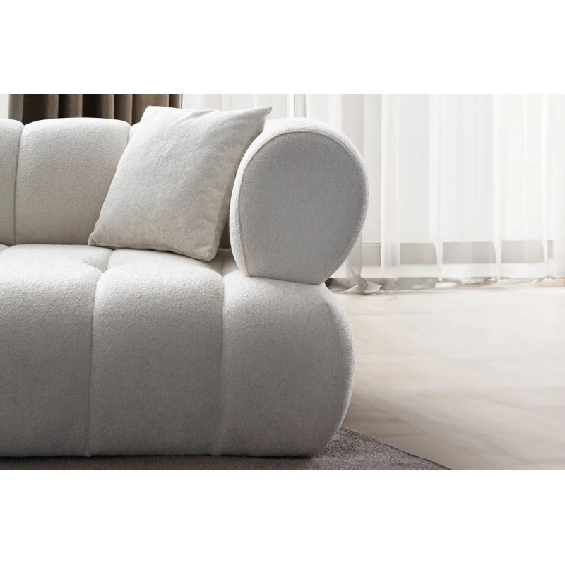 Corner Sofa Petra Left - White White