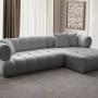 Corner Sofa Petra Right - Grey Grey