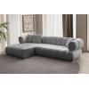 Corner Sofa Petra Left - Grey Grey