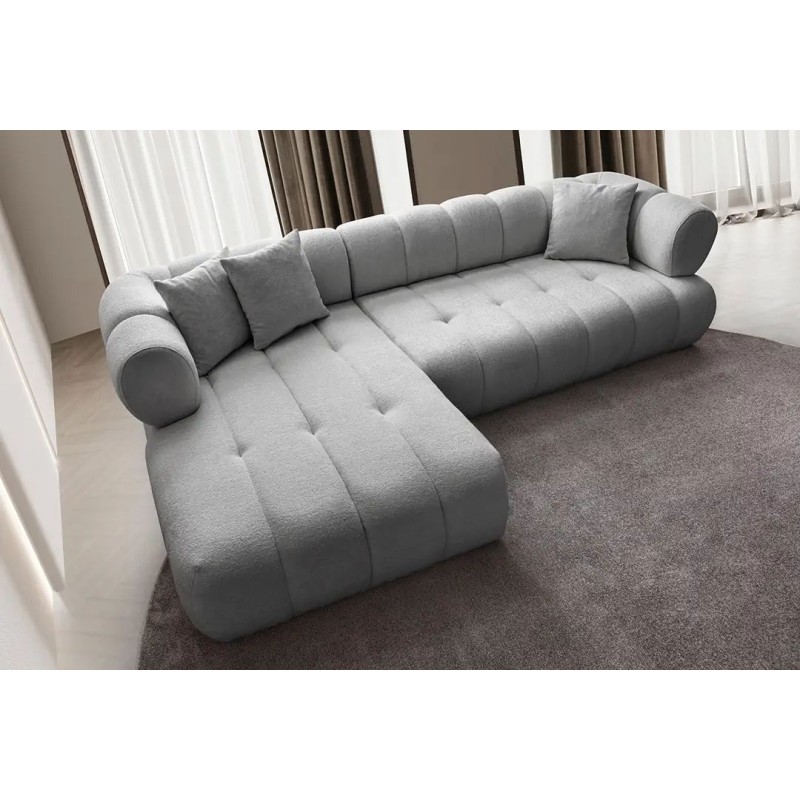 Corner Sofa Petra Left - Grey Grey
