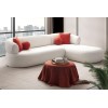 Corner Sofa Roma Right - White White