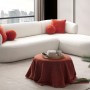 Corner Sofa Roma Right - White White