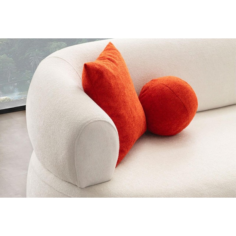 Corner Sofa Roma Right - White White