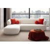 Corner Sofa Roma Left - White White