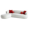 Corner Sofa Roma Left - White White