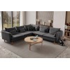 Corner Sofa Flexy L - Anthracite Anthracite