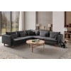 Corner Sofa Flexy L - Anthracite Anthracite