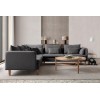 Corner Sofa Flexy L - Anthracite Anthracite
