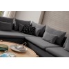 Corner Sofa Flexy L - Anthracite Anthracite
