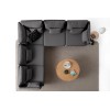 Corner Sofa Flexy L - Anthracite Anthracite