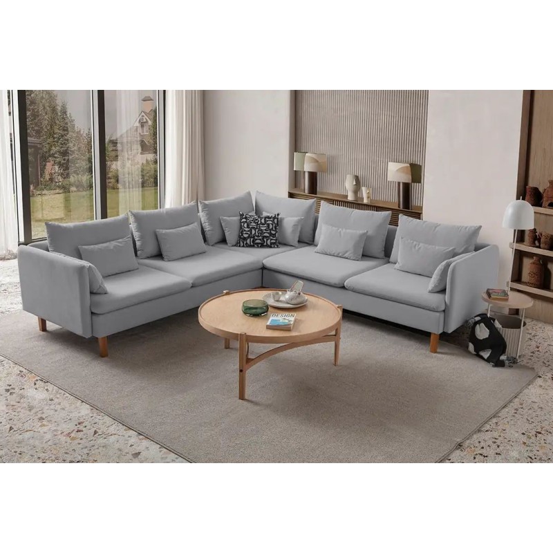 Corner Sofa Flexy L - Grey Grey