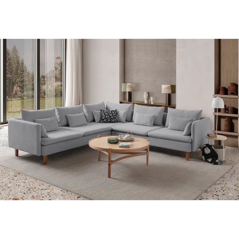 Corner Sofa Flexy L - Grey Grey