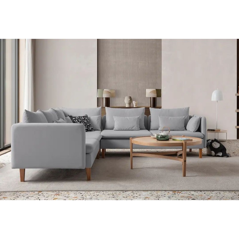 Corner Sofa Flexy L - Grey Grey