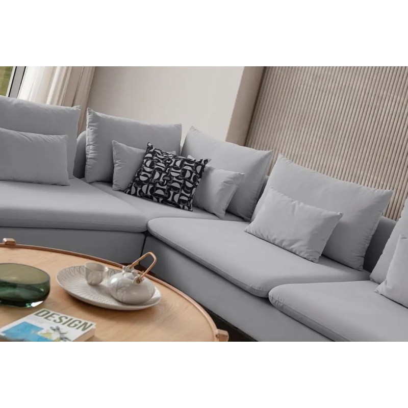 Corner Sofa Flexy L - Grey Grey