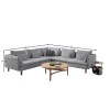 Corner Sofa Flexy L - Grey Grey