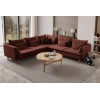 Corner Sofa Flexy L - Tile Red Tile Red