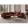Corner Sofa Flexy L - Tile Red Tile Red