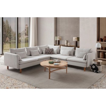 Corner Sofa Flexy L - Cream Cream