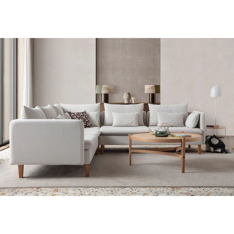 Corner Sofa Flexy L - Cream Cream