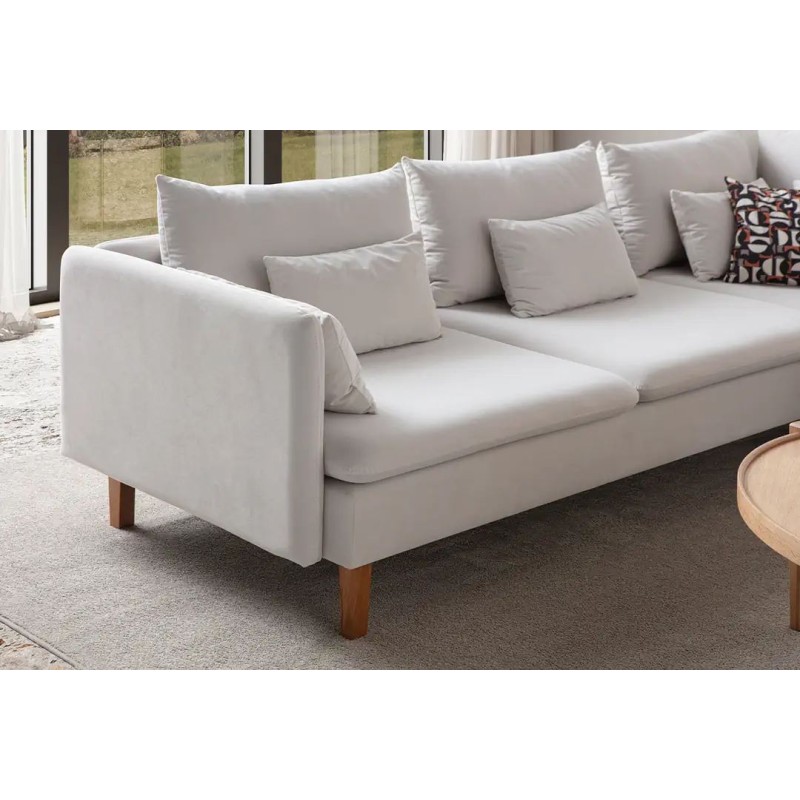 Corner Sofa Flexy L - Cream Cream