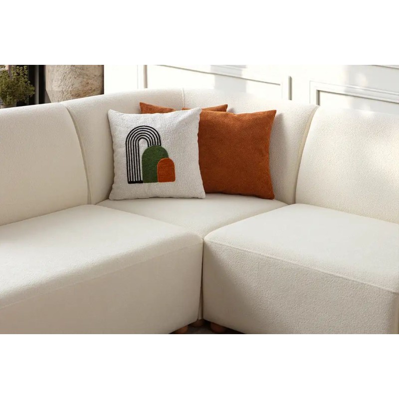 Corner Sofa S-Loft Left - White White