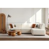 Corner Sofa S-Loft Right - White White