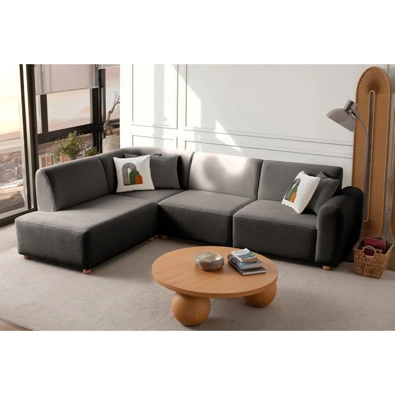 Corner Sofa S-Loft Left - Anthracite Anthracite