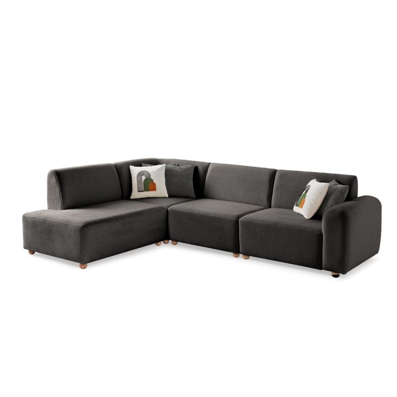 Corner Sofa S-Loft Left - Anthracite Anthracite