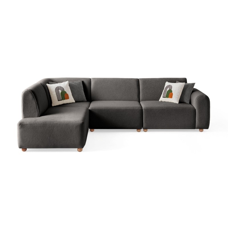 Corner Sofa S-Loft Left - Anthracite Anthracite