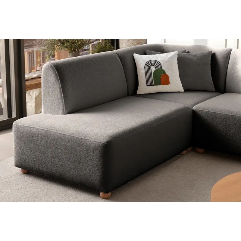 Corner Sofa S-Loft Left - Anthracite Anthracite