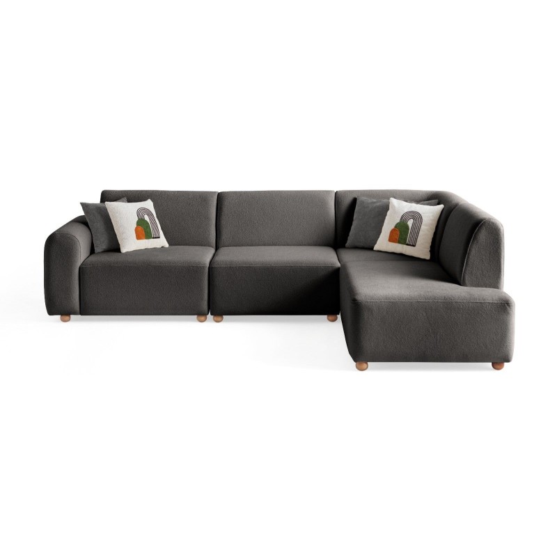 Corner Sofa S-Loft Right - Anthracite Anthracite