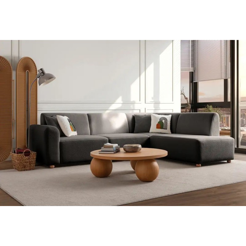 Corner Sofa S-Loft Right - Anthracite Anthracite