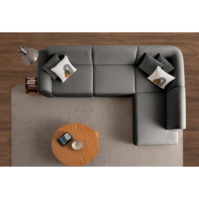 Corner Sofa S-Loft Right - Anthracite Anthracite