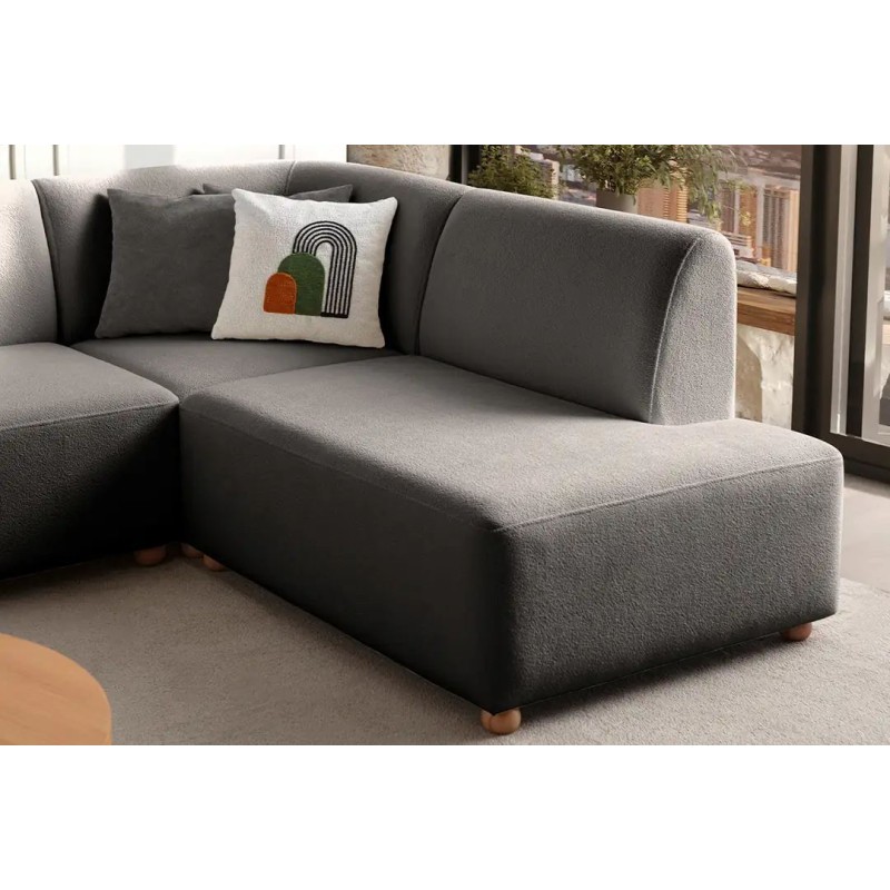 Corner Sofa S-Loft Right - Anthracite Anthracite