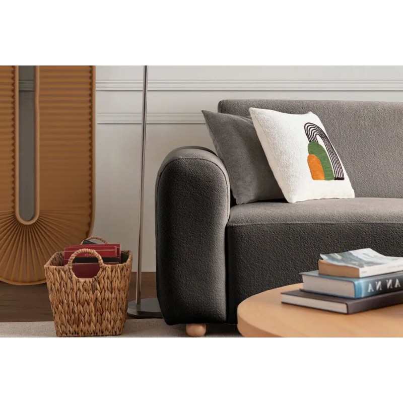 Corner Sofa S-Loft Right - Anthracite Anthracite