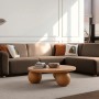 Corner Sofa S-Loft Right - Brown Brown