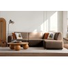 Corner Sofa S-Loft Right - Brown Brown