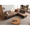 Corner Sofa S-Loft Right - Brown Brown