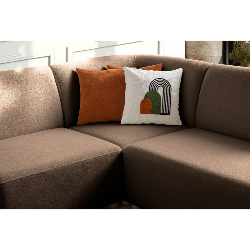 Corner Sofa S-Loft Right - Brown Brown