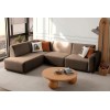Corner Sofa S-Loft Left - Brown Brown