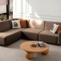 Corner Sofa S-Loft Left - Brown Brown