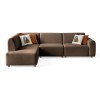 Corner Sofa S-Loft Left - Brown Brown