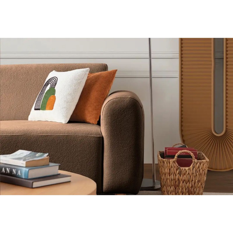 Corner Sofa S-Loft Left - Brown Brown