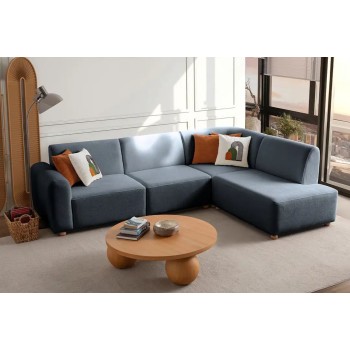 Corner Sofa S-Loft Right - Blue Blue