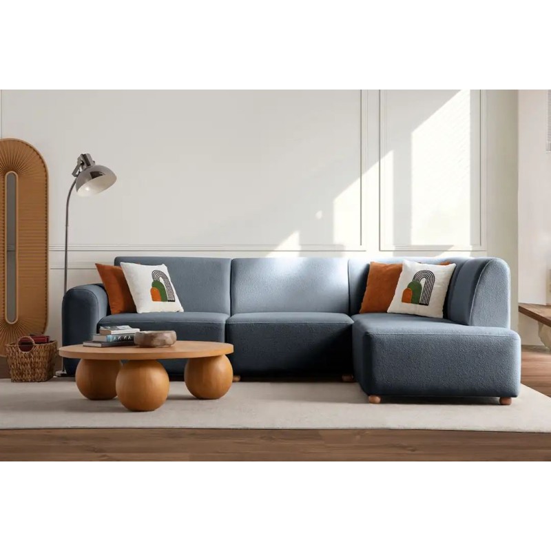 Corner Sofa S-Loft Right - Blue Blue