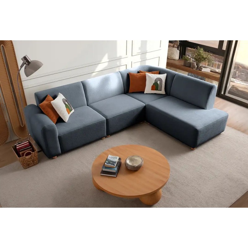 Corner Sofa S-Loft Right - Blue Blue