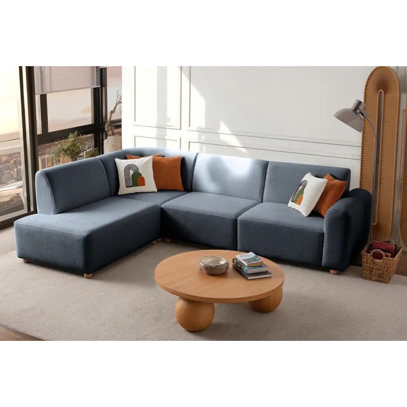 Corner Sofa S-Loft Left - Blue Blue