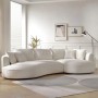 Corner Sofa Venedik Right - White White