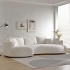 Corner Sofa Venedik Left - White White