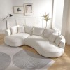 Corner Sofa Venedik Left - White White